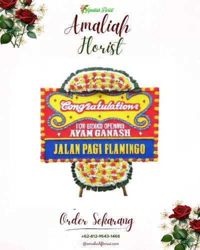 Bunga Papan Congratulation di Demulih